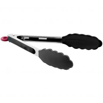 Pinza de cocina Jata AC35 Essential de acero inoxidable y silicona