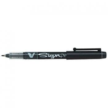 Pilot - V-Sign Pen - Punta De Fibra - Negro - Punto Medio -