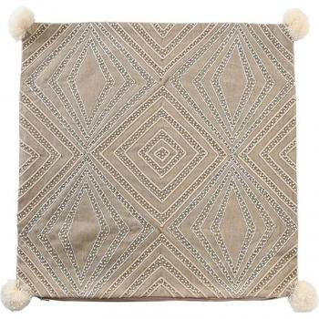 Funda cojín algodón 50x1x50 gris