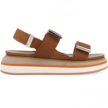 Sandalias de plataforma Gioseppo Marrones con Tiras Ajustables