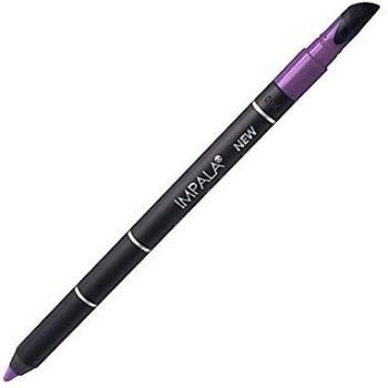 Impala Lápiz de Ojos con Silicona, Waterproof Larga Duración, Morado Metalizado 22
