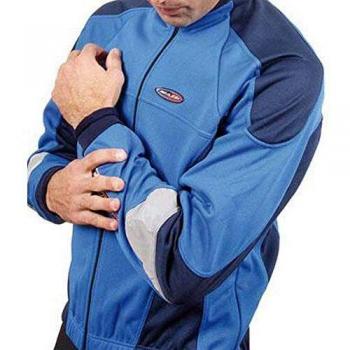 Massi 100% Windproof Tech, Chaqueta Ciclismo para Hombre, Azul, XL
