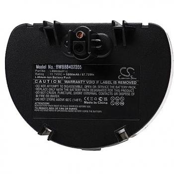 Batería reemplaza Water Tech LB003S2P-C para limpiador piscina (5200 mAh, 11,1 V, Li-Ion) - Vhbw