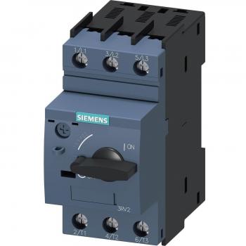 SIEMENS 3RV2011-1DA10 Motor Protection Circuit-Breaker, 3.2A, S00, Adjustment Range: 2.2 - 3.2 A, Switching Voltage (Max.): 690 V