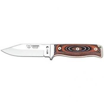 Cuchillo de supervivencia MT-1 Cudeman 295-W con mango micarta hoja de 11cm y funda