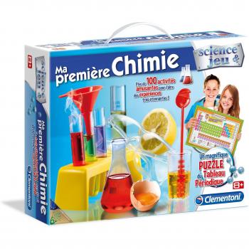 Juego de Ciencia Clementoni My First Chemistry - Kit educativo para niños, incluye materiales seguros y no tóxicos, experimentos sencillos y divertidos, fomenta el aprendizaje de la química básica, recomendado para edades a partir de 5 años