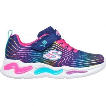 Skechers S Lights Wavy Beams Niña Zapatillas Running Bajas con Luces Multicolor