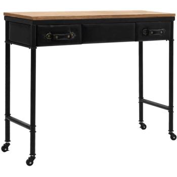 Mesa Consola de Madera MDF y Abeto 100x33,5x80 cm