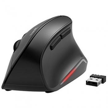 HAVIT Ratón Inalámbrico Vertical Ergonómico 2.4 G óptico,adecuado para uso de oficina a largo plazo, 3 niveles ajustables DPI , 6 botones ,para Windows, Mac, Linux y otro