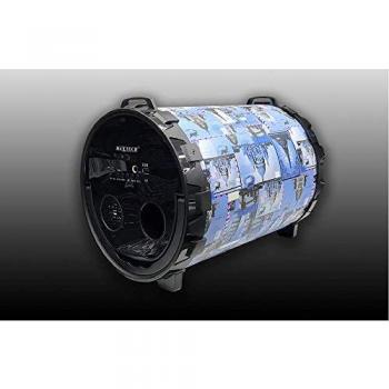 Altavoz Bluetooth Portátil Maxtech 10W con Bandolera, Aux, USB, TF y FM - CA-BT005