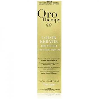 Fanola Oro Therapy 24k Color Keratin Ash Blonde Hair Dye 7.1