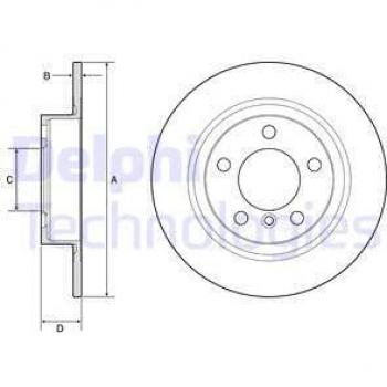 Disco de freno DELPHI BG4916C