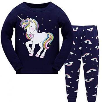 Tkiames - Pijama para niña de jirafa