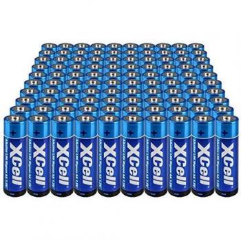 Baterías Alcalinas AA (Mignon) - Paquete de 100 unidades
