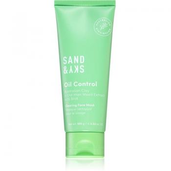 Sand & Sky Oil Control Clearing Face Mask - Normalising Deep-Cleansing Mask for Oily and Problem Skin, 100 g
