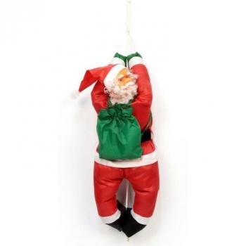 Santa Claus Climbing Ladder Hanging Ornament for Christmas Trees Decoration