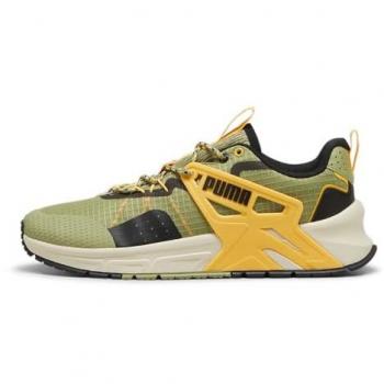 Zapatillas de Trail Running Puma Pacer Trail Verde Naranja Negro - Talla 41
