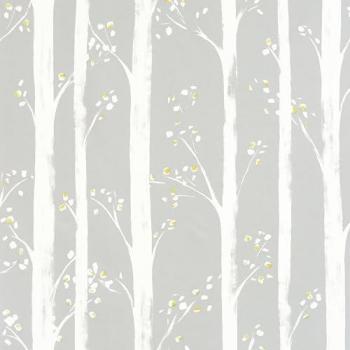 Arthouse Pretty Trees Wallpaper in Ochre and Grey