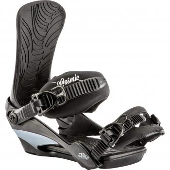 Nitro Snowboards Cosmic Fijaciones de Snowboard, Mujer, Black, S/M