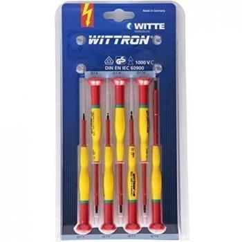 Witte herramientas Wittron VDE Destornillador-surtido de plástico-paquete de bisagras, Torx 7 piezas, 89378