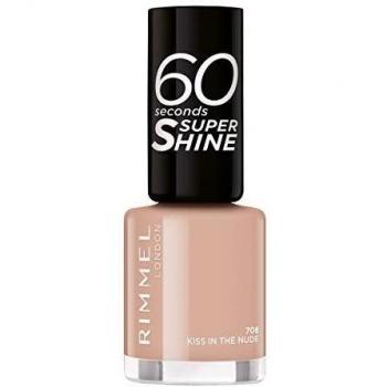 Rimmel 60 Seconds Super Shine Nail Polish Shade 708 Kiss In The Nude 8 ml