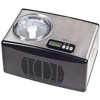 Máquina de Hielo Automática Beper 70.257, 150 W, 1.5 litros, Acero Inoxidable y Negro, Clase de Eficiencia Energética B