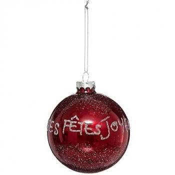 Bola de Navidad Vidrio 90 mm Impresa