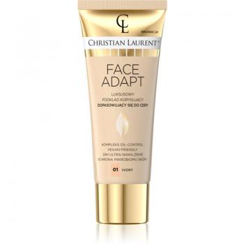 Christian Laurent Face Adapt Moisturising Smoothing Foundation Shade 01 Ivory 30 ml