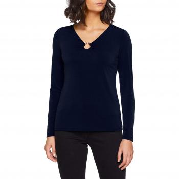 ESPRIT Collection 108eo1k003, Camisa Manga Larga para Mujer, Azul