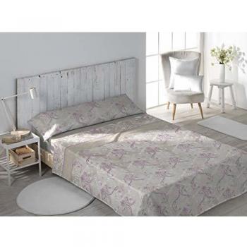 DHestia Juego Sábanas, Coral Lila, 135x200 cm/Cama 135