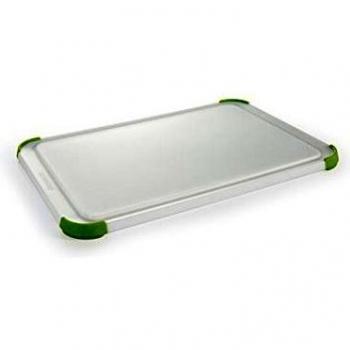 Tescoma 378936 Tabla De Cortar 36X24 Cm Precioso, Blanco/Verde