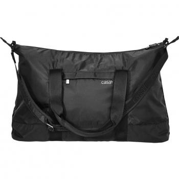Bolsa de deporte Casall Training Bag negra, resistente al agua, con compartimentos internos para organización, correa ajustable y acolchada para mayor comodidad