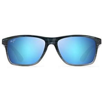 Maui Jim Onshore Polarized Blue Rectangular Sunglasses 58mm