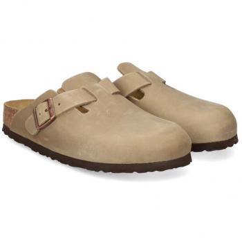 Birkenstock Boston Mules for Women - Brown Size 38