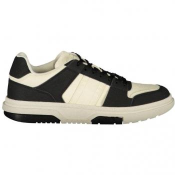 Tommy Hilfiger Men's Black Polyester Sneakers - Size 7 US / 40 EU