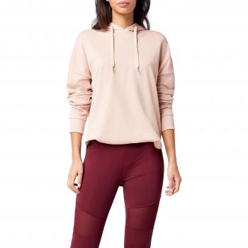 Urban Classics Women's Oversized Terry Hoodie - Light Rose