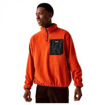Regatta Men's Frankie Half Zip Fleece - Lightweight Red Ochre, Size M