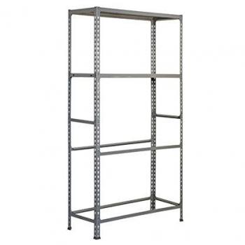 Estantería SimonGarage Plus 4/400 Gris - 2000x1000x400 mm, alta capacidad de carga 200 kg, soporte para neumáticos, 4 niveles