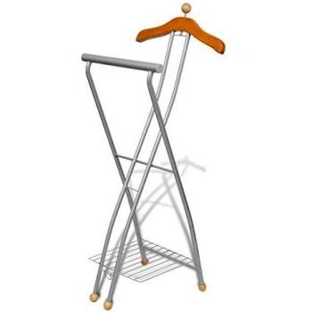 vidaXL Estante organizador de ropa con marco de metal Perchero Guardarropa