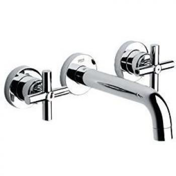 Roca Loft - grifo bimando empotrable para lavabo con caño de 190 mm . Griferías hidrosanitarias con montura cerámica. Ref. A5A3943C00