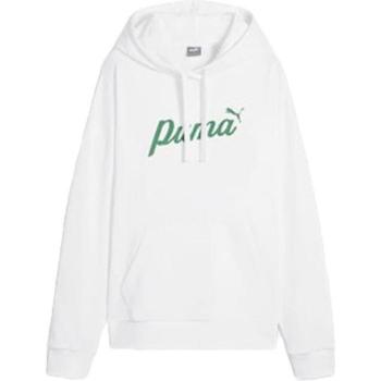 Sudadera Puma Essentials+ Script Mujer Blanco