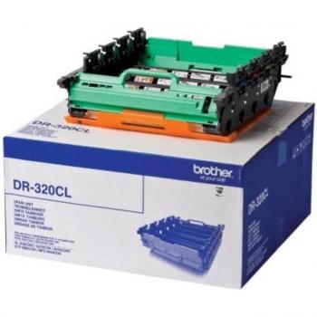 Brother DR-320CL 4-Pack Drum Unit Set for HL-4150CDN, HL-4570CDW, MFC-9970CDW Laser Printers - Black/Cyan/Magenta/Yellow, 25,000