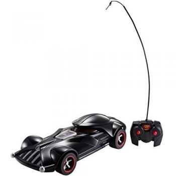 Star Wars - Coche de Darth Vader de la Guerra de Las Galaxias, con Luces, Sonido y Mando a Distancia