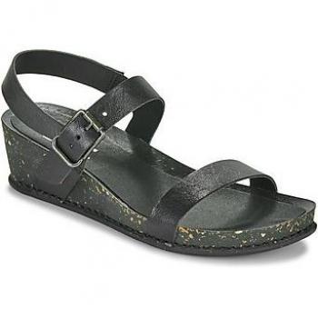 Sandalias de Piel Art 1940F I Imagine negro con altura de tacón
