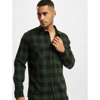 Urban Classics Large Size Checked Flannel Shirt