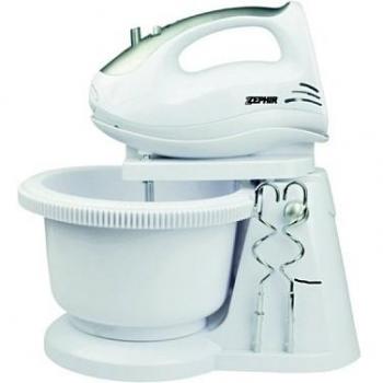 Mixer eléctrico Zephir ZHC464 con ciotola rotante de 2 litros, 250W, 5 velocidades + Turbo