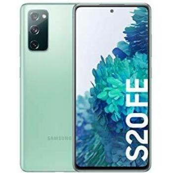 Samsung Smartphone Galaxy S20 FE con Pantalla Infinity-O FHD+ de 6,5 Pulgadas, 6 GB de RAM y 128 GB de Memoria Interna Ampliable, Batería de 4500 mAh y Carga rápida Verde