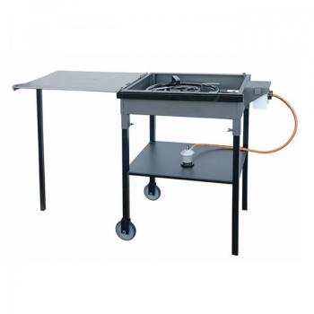 Paellero Plancha con Mesa 590x410x900mm