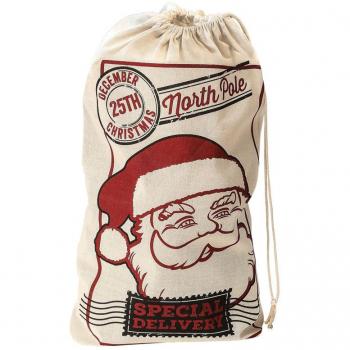 Saco de Santa Claus de Yute de 50X80 cm