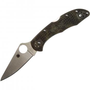 Spyderco SC11ZFPGR Cuchillo tascabile,Unisex - Adultos, Verde, un tamaño